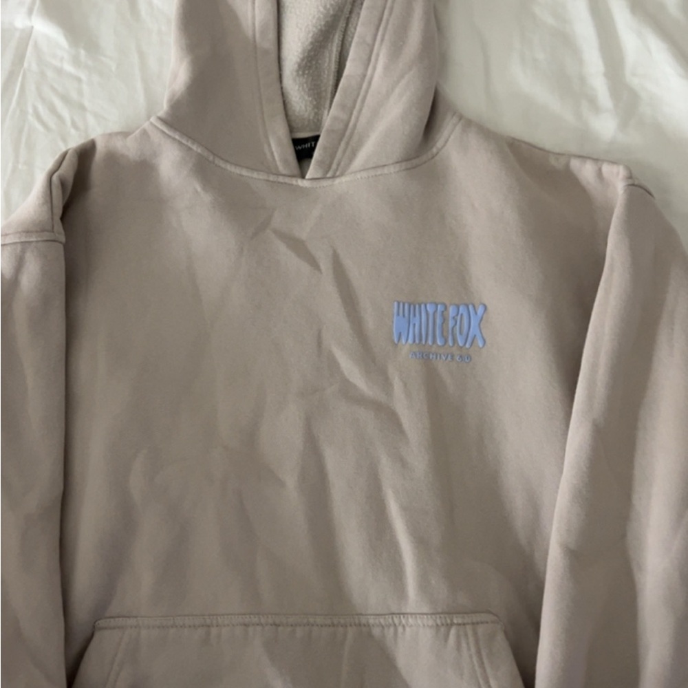 White Fox Boutique Beige Hoodie